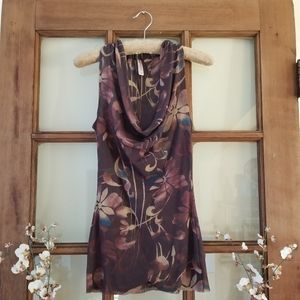 Sweet Pea by Stacy Frati Cowl Neck Tank Top Size S